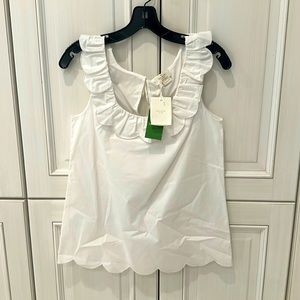 nwt Kate Spade white top, 6